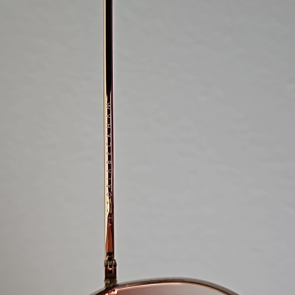 NWOT! Victoria Beckham Aviator Hammered Metal Sunglasses! - Picture 4 of 9